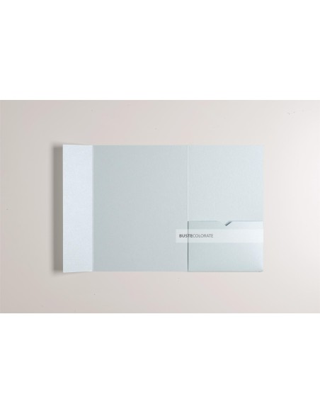 Busta pocketfold C5 on tasca laterale 150x200 mm colore acquamarina